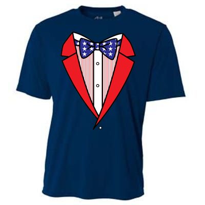 Patriotic Tuxedo Cooling Performance Crew T-Shirt