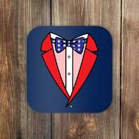 Patriotic Tuxedo Coaster