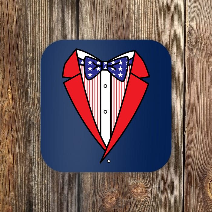 Patriotic Tuxedo Coaster