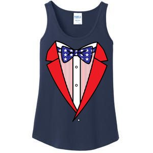 Patriotic Tuxedo Ladies Essential Tank