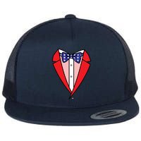 Patriotic Tuxedo Flatbill Hat