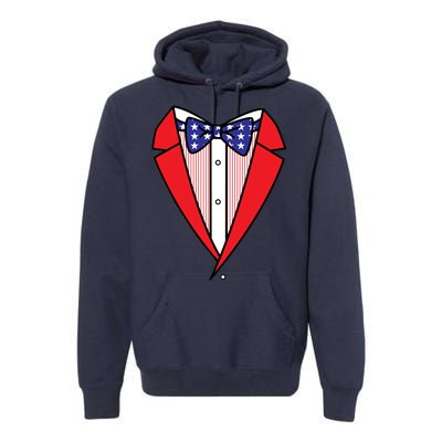 Patriotic Tuxedo Premium Hoodie