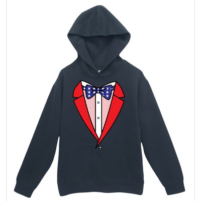 Patriotic Tuxedo Urban Pullover Hoodie