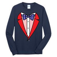 Patriotic Tuxedo Tall Long Sleeve T-Shirt