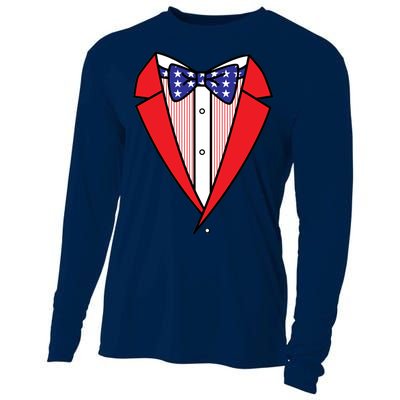 Patriotic Tuxedo Cooling Performance Long Sleeve Crew