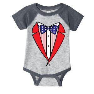 Patriotic Tuxedo Infant Baby Jersey Bodysuit