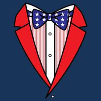 Patriotic Tuxedo Toddler T-Shirt