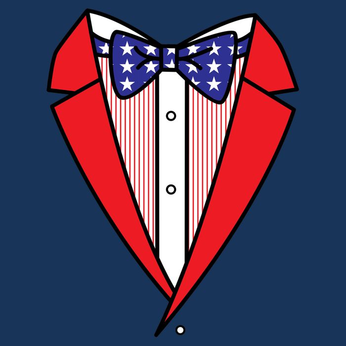 Patriotic Tuxedo Toddler T-Shirt
