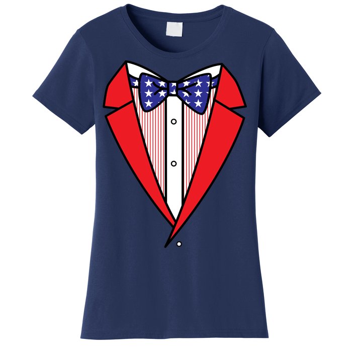 Patriotic Tuxedo Women's T-Shirt