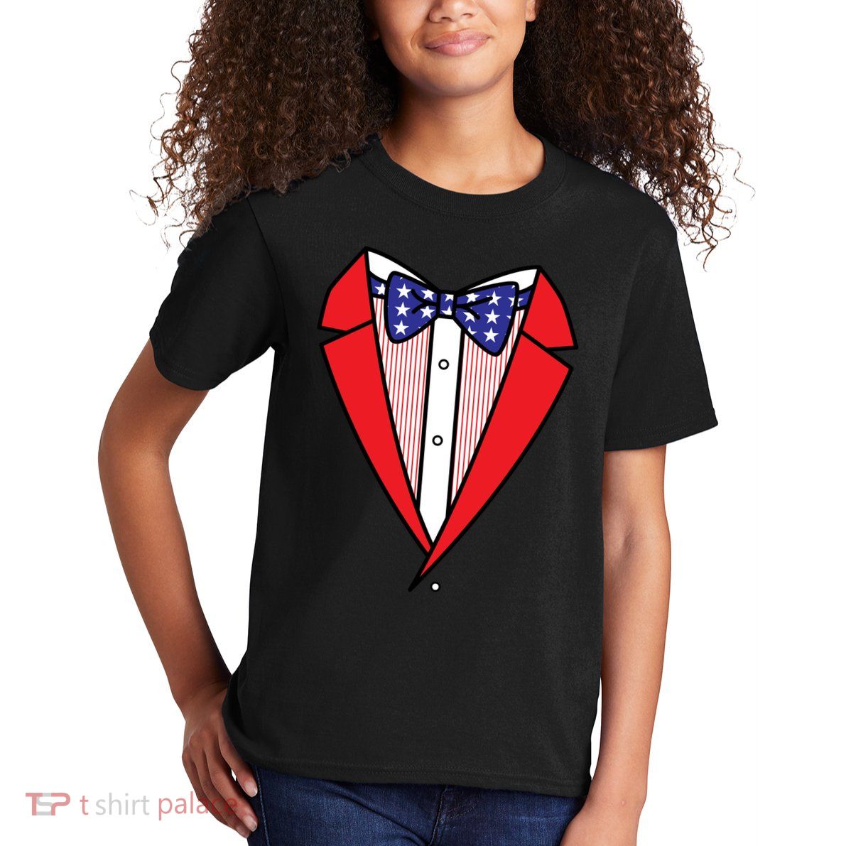 Patriotic Tuxedo Kids T-Shirt