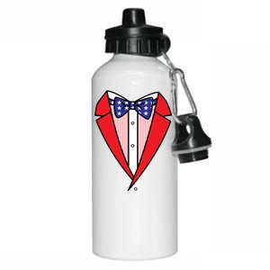 Patriotic Tuxedo Aluminum Water Bottle