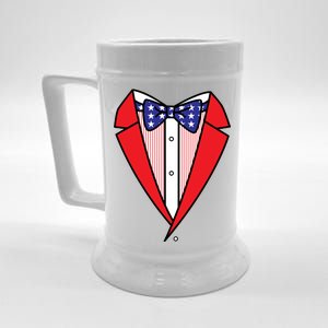 Patriotic Tuxedo Beer Stein