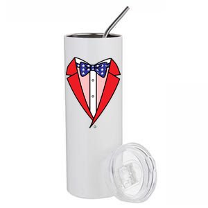 Patriotic Tuxedo Stainless Steel Tumbler