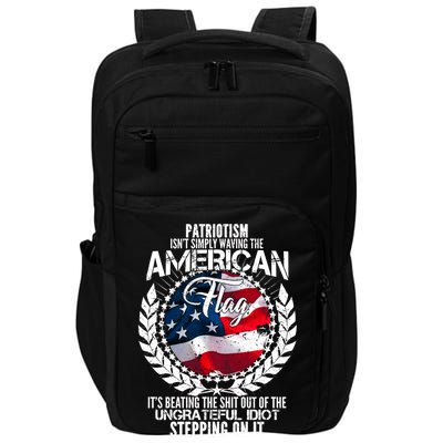 Patriotism American Flag Impact Tech Backpack