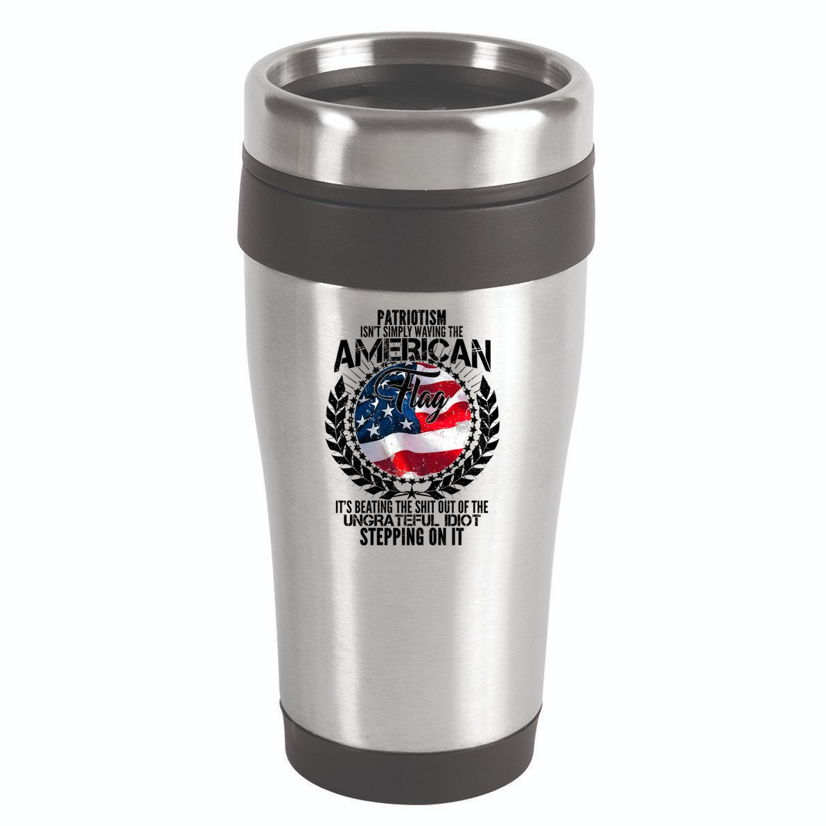 Patriotism American Flag 16oz Travel Tumbler