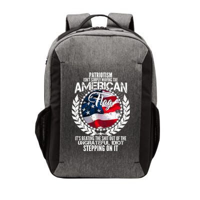 Patriotism American Flag Vector Backpack