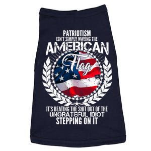 Patriotism American Flag Doggie Tank