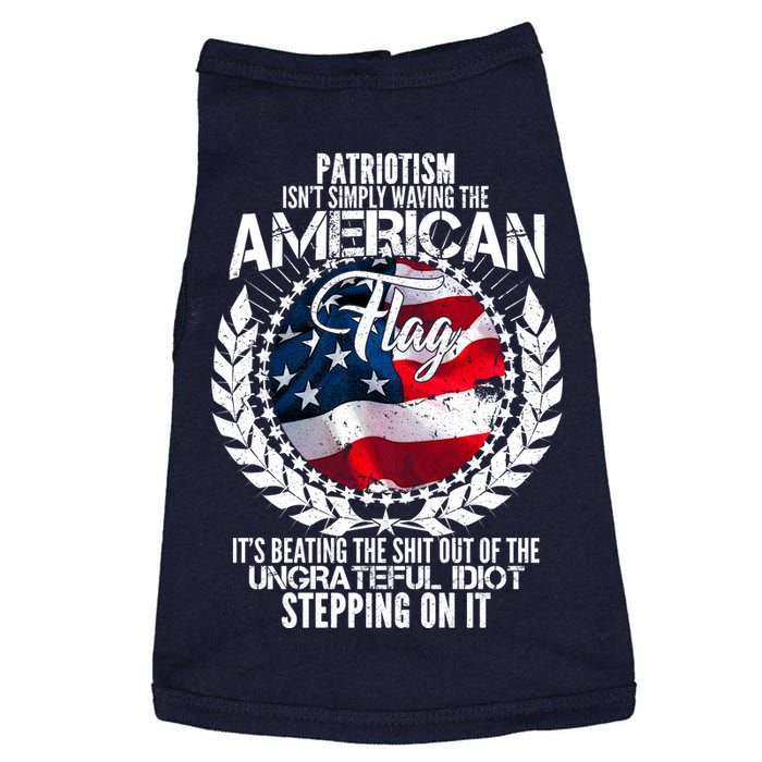 Patriotism American Flag Doggie Tank