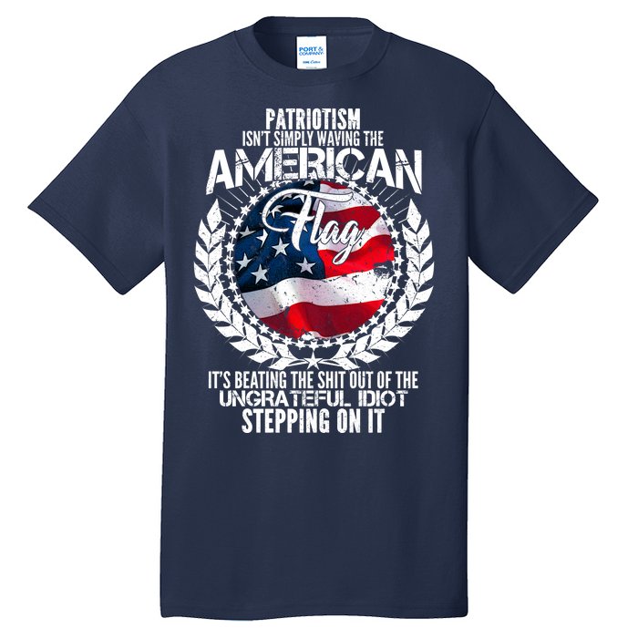 Patriotism American Flag Tall T-Shirt