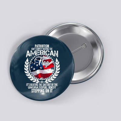 Patriotism American Flag Button