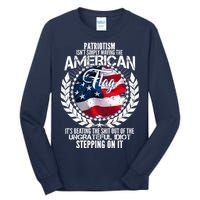 Patriotism American Flag Tall Long Sleeve T-Shirt