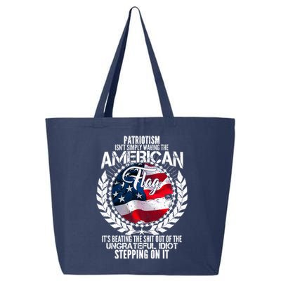 Patriotism American Flag 25L Jumbo Tote