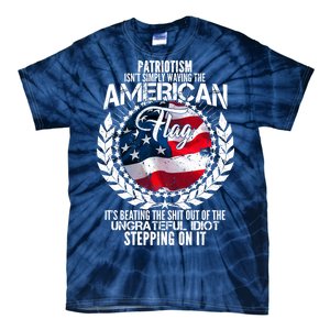 Patriotism American Flag Tie-Dye T-Shirt