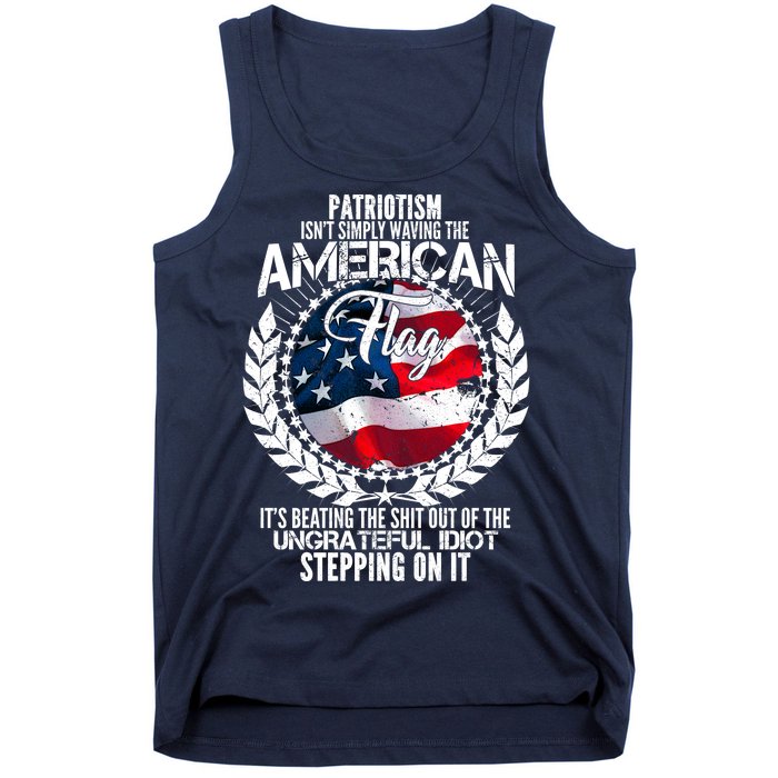 Patriotism American Flag Tank Top