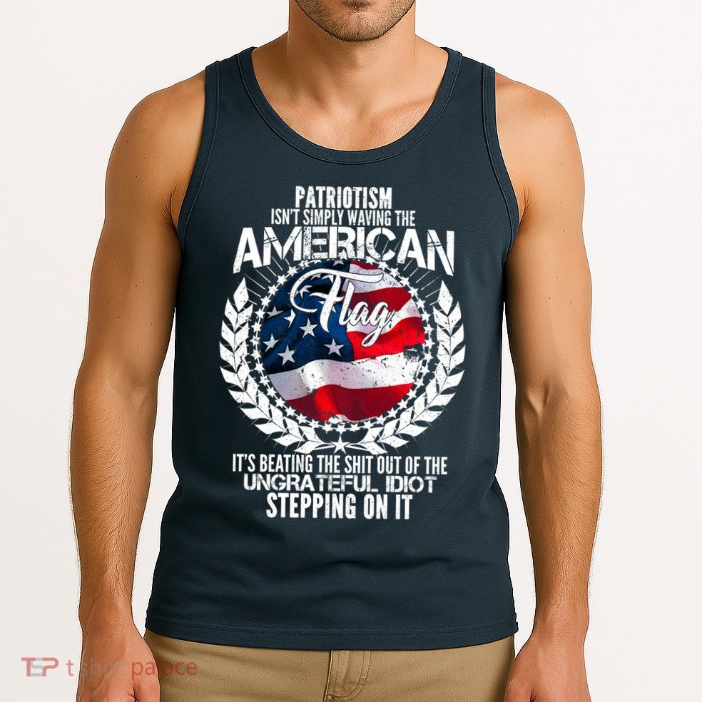 Patriotism American Flag Tank Top
