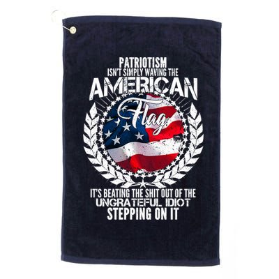 Patriotism American Flag Golf Towel
