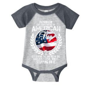 Patriotism American Flag Infant Baby Jersey Bodysuit