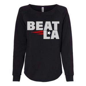 Patriots Beat LA Womens California Wash Sweatshirt