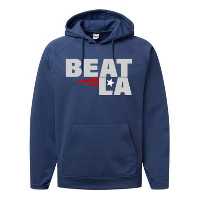 Patriots Beat LA Performance Fleece Hoodie