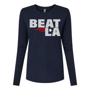 Patriots Beat LA Womens Cotton Relaxed Long Sleeve T-Shirt