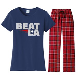 Patriots Beat LA Women's Flannel Pajama Set