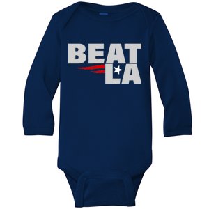 Patriots Beat LA Baby Long Sleeve Bodysuit