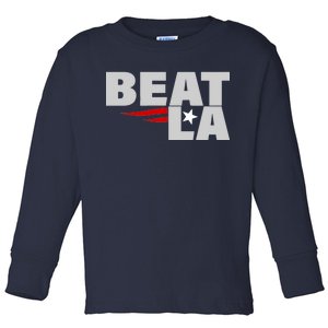 Patriots Beat LA Toddler Long Sleeve Shirt