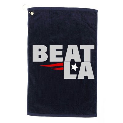 Patriots Beat LA Platinum Collection Golf Towel