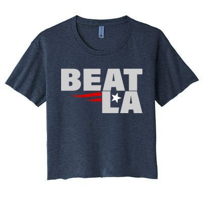 Patriots Beat LA Women's Crop Top Tee