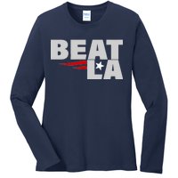 Patriots Beat LA Ladies Long Sleeve Shirt