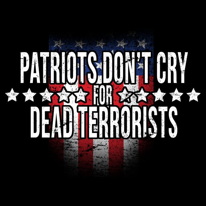 Patriots Don't Cry For Dead Terrorists Bag