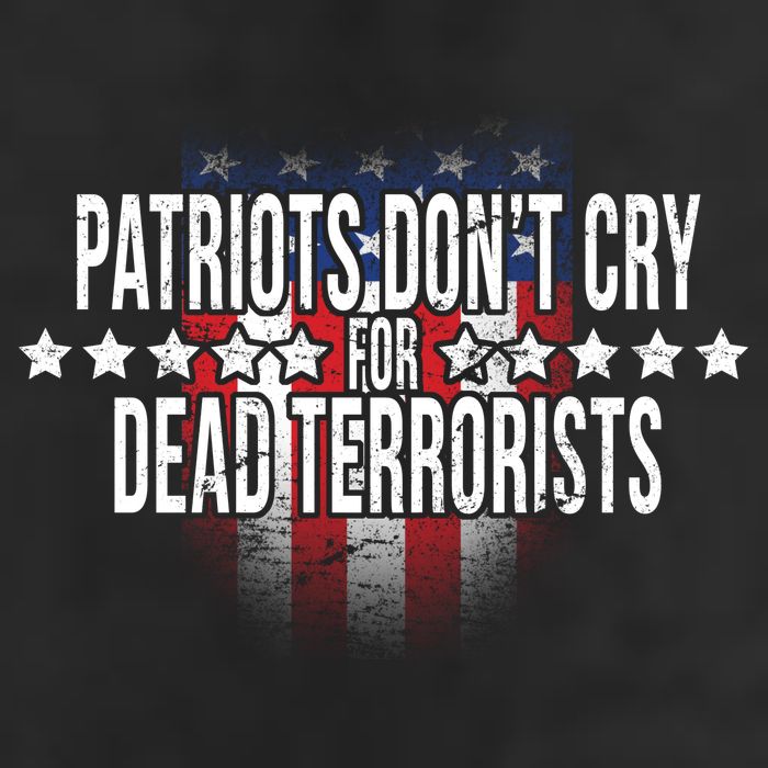 Patriots Don't Cry For Dead Terrorists Golf Towel