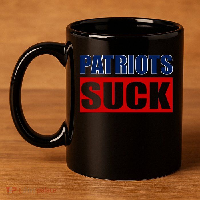 Patriots Suck - I Hate Patriots 11oz C Handle Ceramic Mug