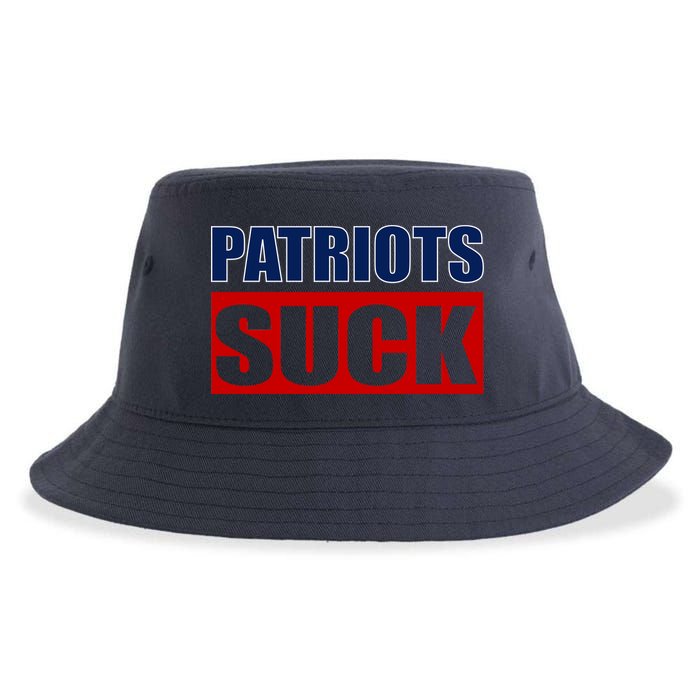 Patriots Suck - I Hate Patriots Sustainable Bucket Hat