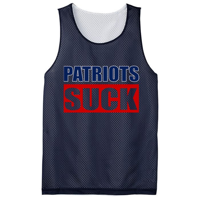 Patriots Suck - I Hate Patriots Mesh Reversible Basketball Jersey Tank