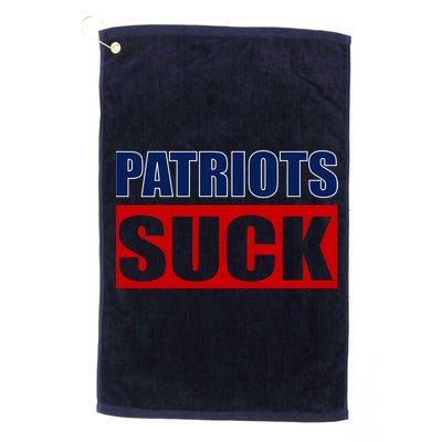 Patriots Suck - I Hate Patriots Golf Towel