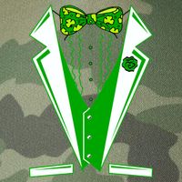 Patty Party Tuxedo Tux St Patrick's Day Legacy Tie Dye Trucker Hat
