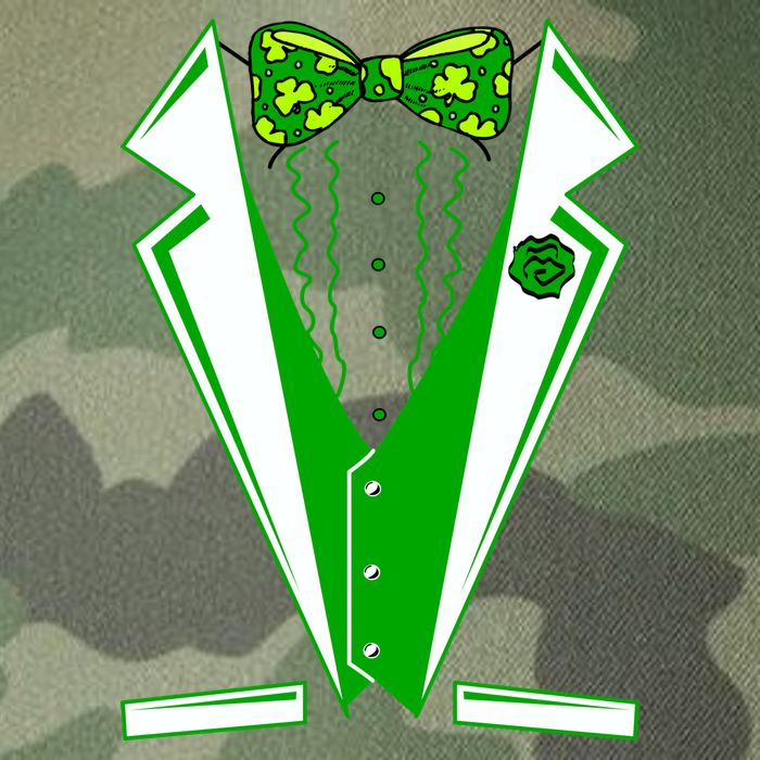 Patty Party Tuxedo Tux St Patrick's Day Legacy Tie Dye Trucker Hat