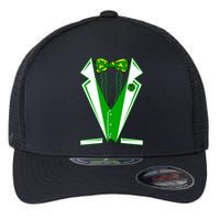 Patty Party Tuxedo Tux St Patrick's Day Flexfit Unipanel Trucker Cap