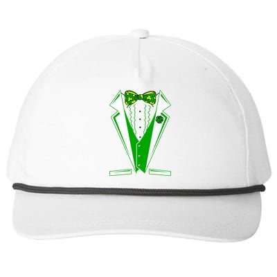 Patty Party Tuxedo Tux St Patrick's Day Snapback Five-Panel Rope Hat